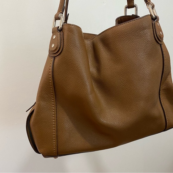 Coach Eddie shoulder bag purse slouch pepplestone - Picture 4 of 14